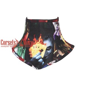 Printed Cotton Joker Neck Collar Top Posture Corset Posture Corrector Cervical Accessories
