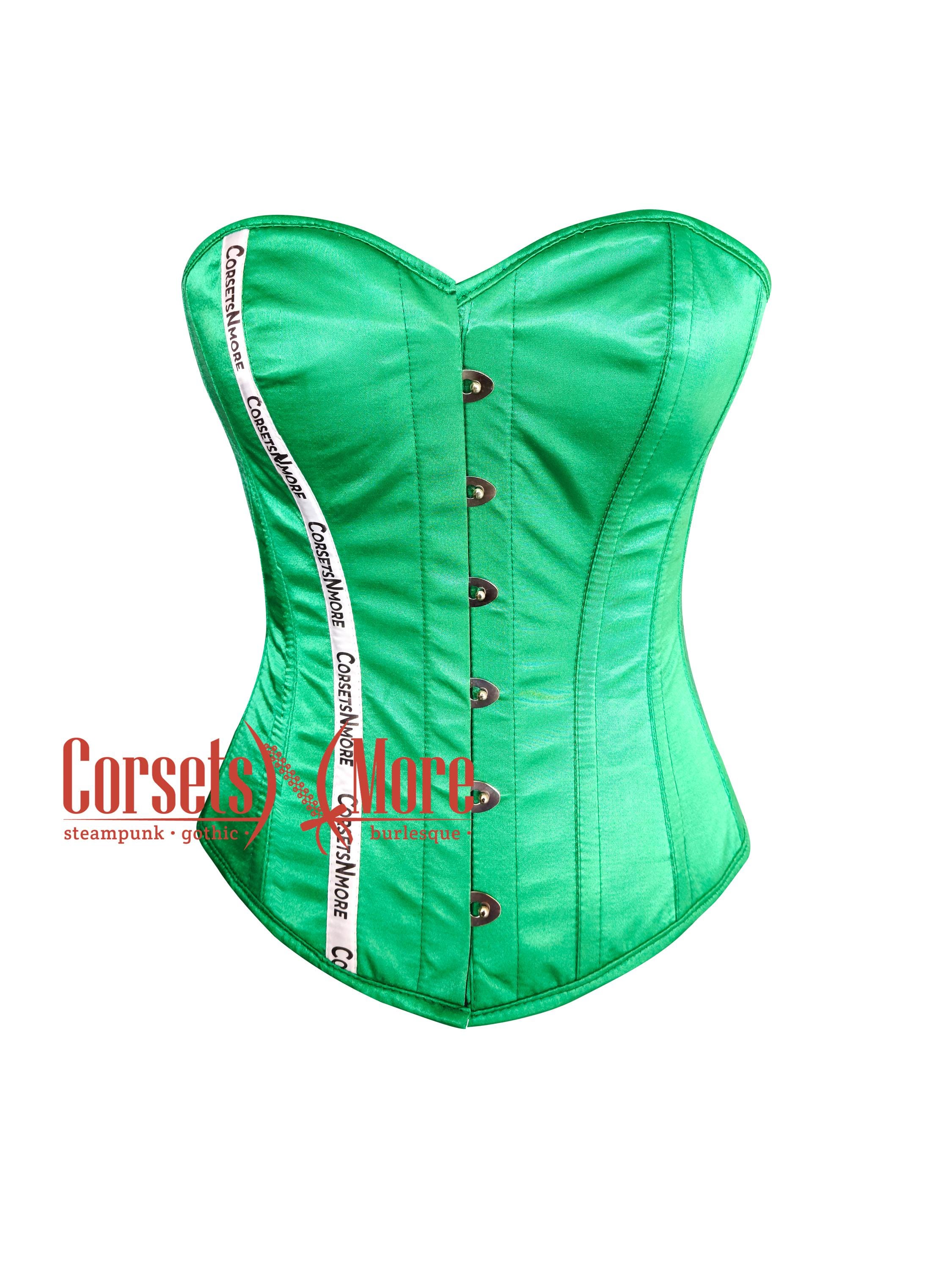 Burlesque Green Satin Dress - Etsy