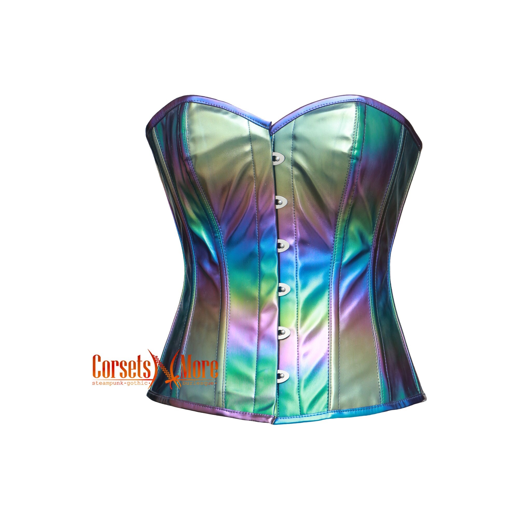 rainbow corset belt