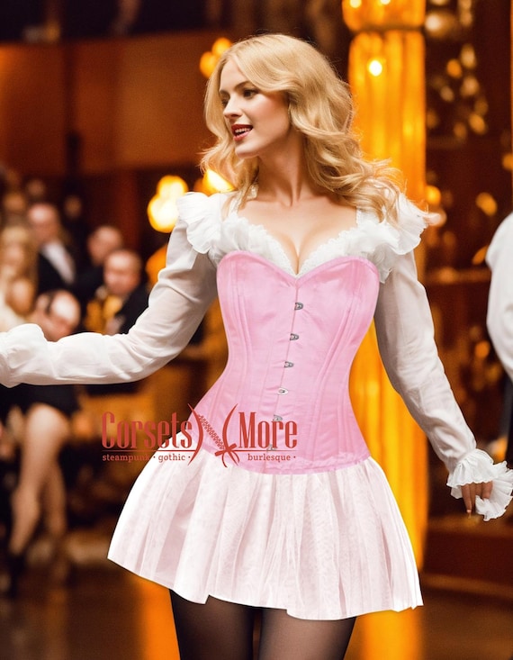 Corset Blanc Femme Double Baleines Acier – Coton 100% Confort & Cintrage Puissant