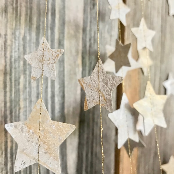 Magical upcycling star garland