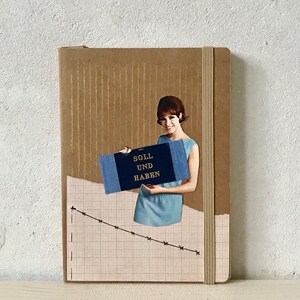 Saldi positivi - quaderno DinA6 con collage di copertina originale
