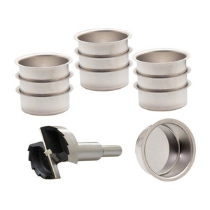tealight holder 10 pieces 40 mm + Forstner bit toothed 1 5/8 inch (41.5 mm)