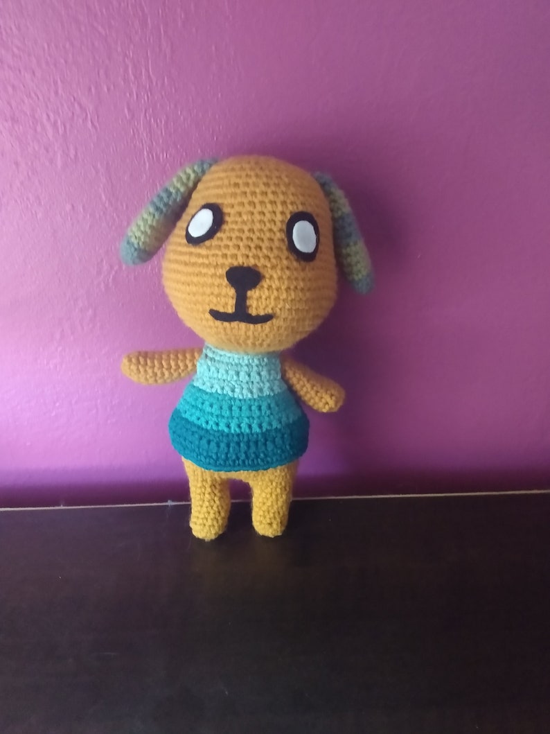 Biskit Doll From Animal Crossing Etsy