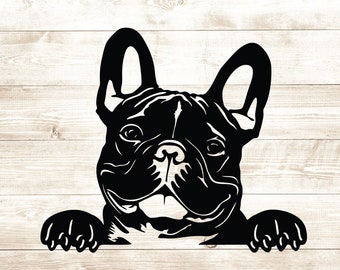 frenchie car decal