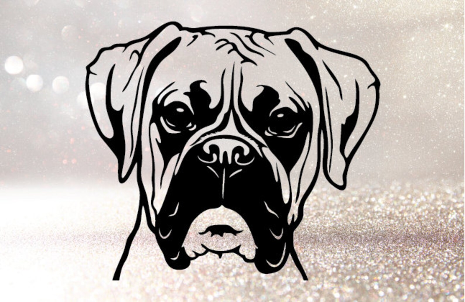 Personalized Boxer Decal Boxer Sticker Dog Decal Dog Etsy