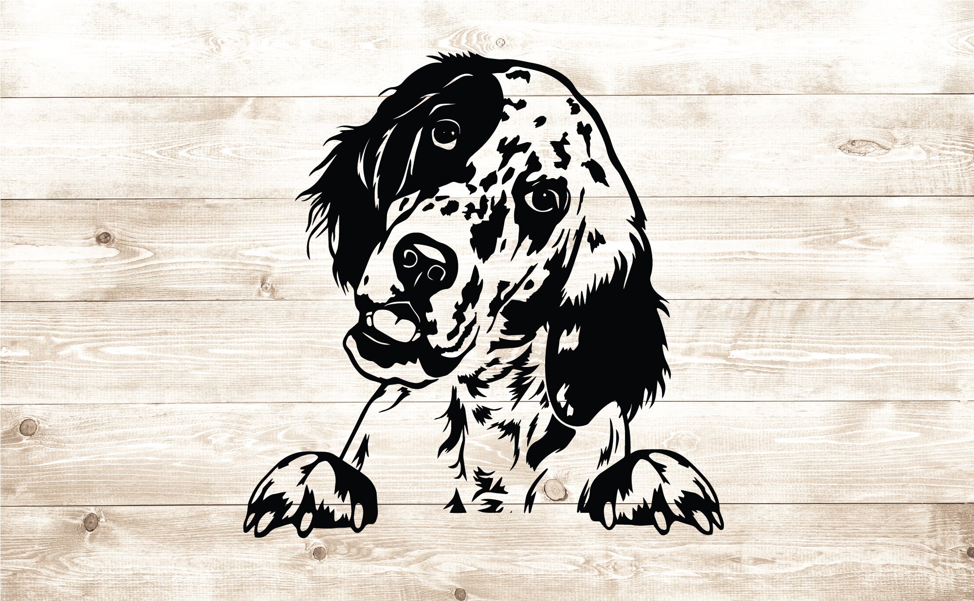 English Setter Decal Setter Sticker Dog Decal Dog Etsy