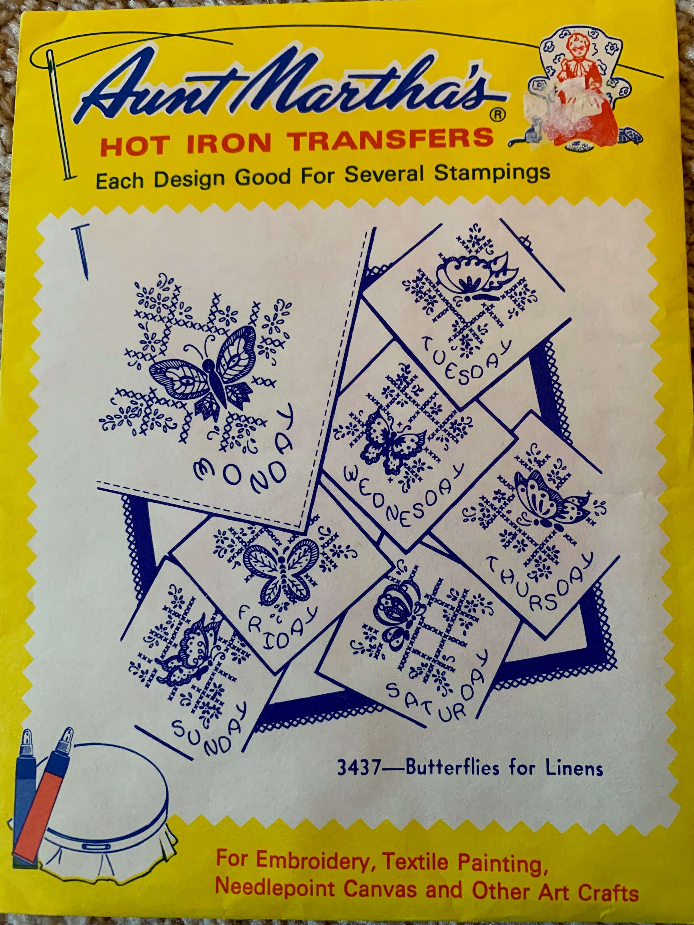 Aunt Martha's Hot Iron Transfers - Etsy