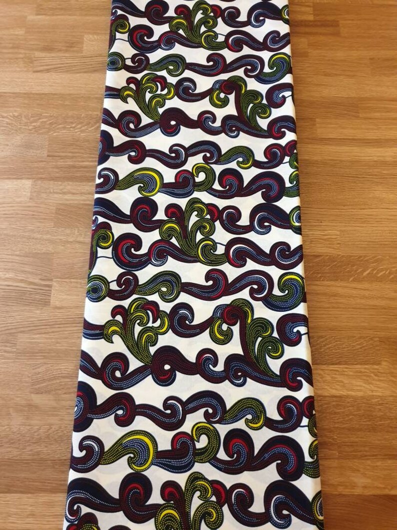 African 100/% cotton print sold by metre Dress making fabric