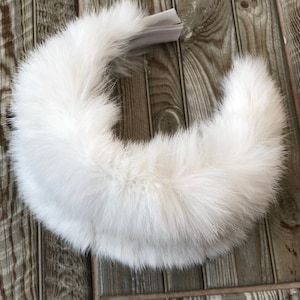 Handmade Rabbit Fur Headband Winter Hair Accessory