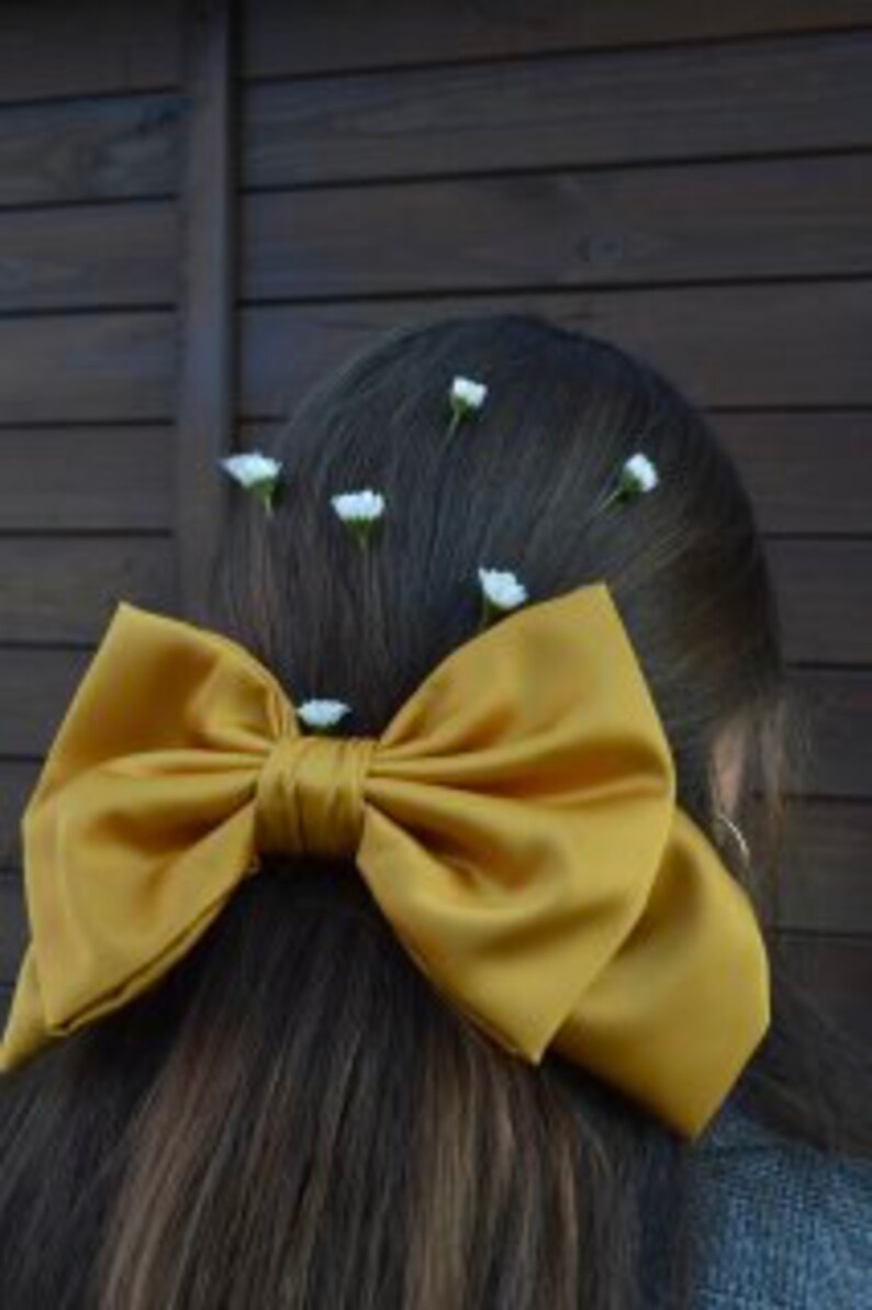 Satin Gold Bowluxury Bowsoversize Bow ukraine Etsy