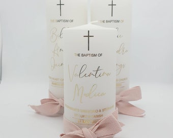 Baptism Candle, Christening Candle, Personalised Candle, Memorial Candle, Keepsake Candle, Naming Day