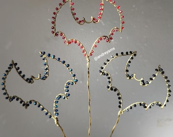 Suncatcher gothic bat plant stake, spooky halloween garden decor, bat boys decor gifts, gothic lovers gift, dark academia decor, witchcore