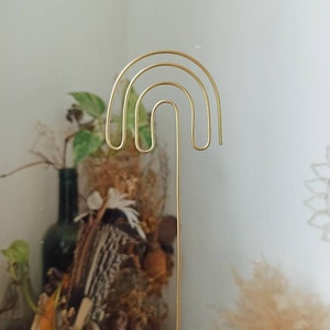 funky Rainbow Plant Trellis for indoor plant / plant accessories/ Plant stake / potted plant stake/ plant support/plant stick /retro planter