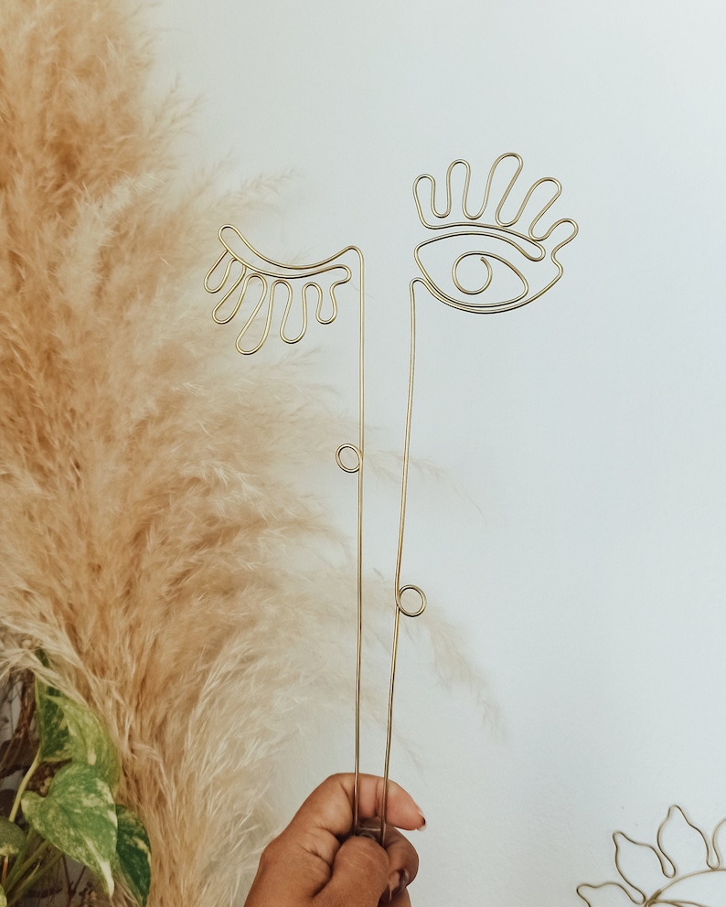 EYES plant trellis for indoor plant/ gardening accessories/ plant accessories/plant stake/ plant decor/garden decor/planter decor/body decor