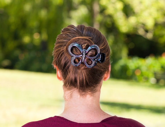 Bun Cover Hair Holder, Hand Crafted Hair Clip. this Attractive