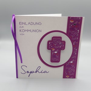 Einladung Kommunion/Konfirmation