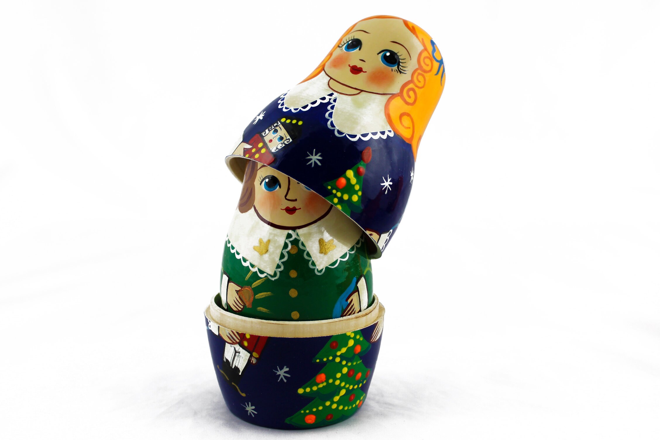 Nutcracker Christmas Toy Gifts Russian Nesting Dolls for Kids Etsy