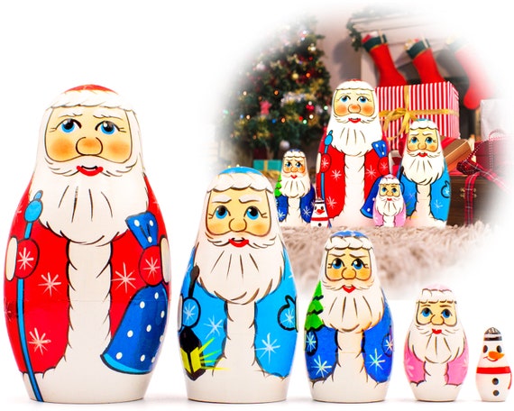 Father christmas sales russian dolls