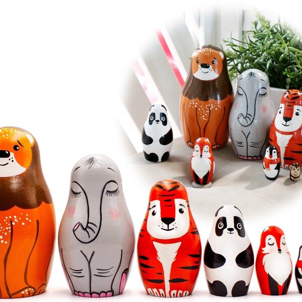 Nesting Doll Set Etsy