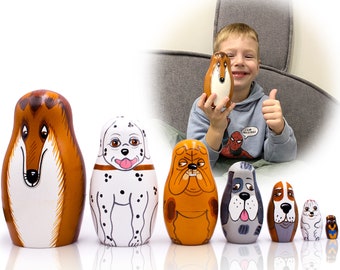 dog russian dolls