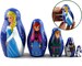 Matryoshka Matreska Baboska Frozen Elsa Anna 5 pcs
