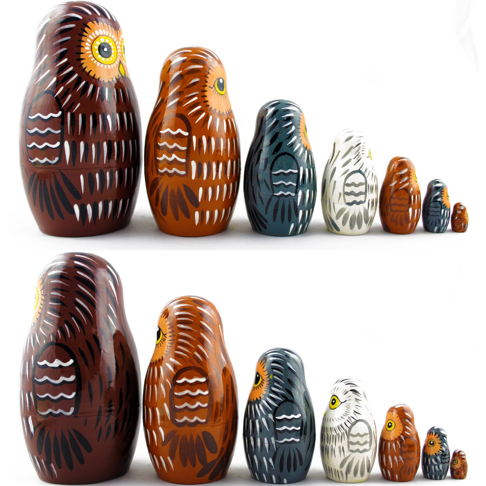 Owl Nesting Dolls Owl Decor Owl Gifts Owl Toy Etsy
