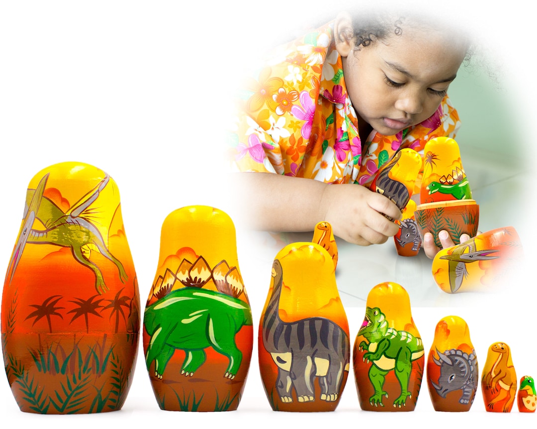 AEVVV Russian Nesting Dolls - Handmade Matryoshka Dolls 3.5 In
