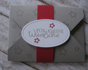 Christmas cash gift, gift card packaging, gift envelope