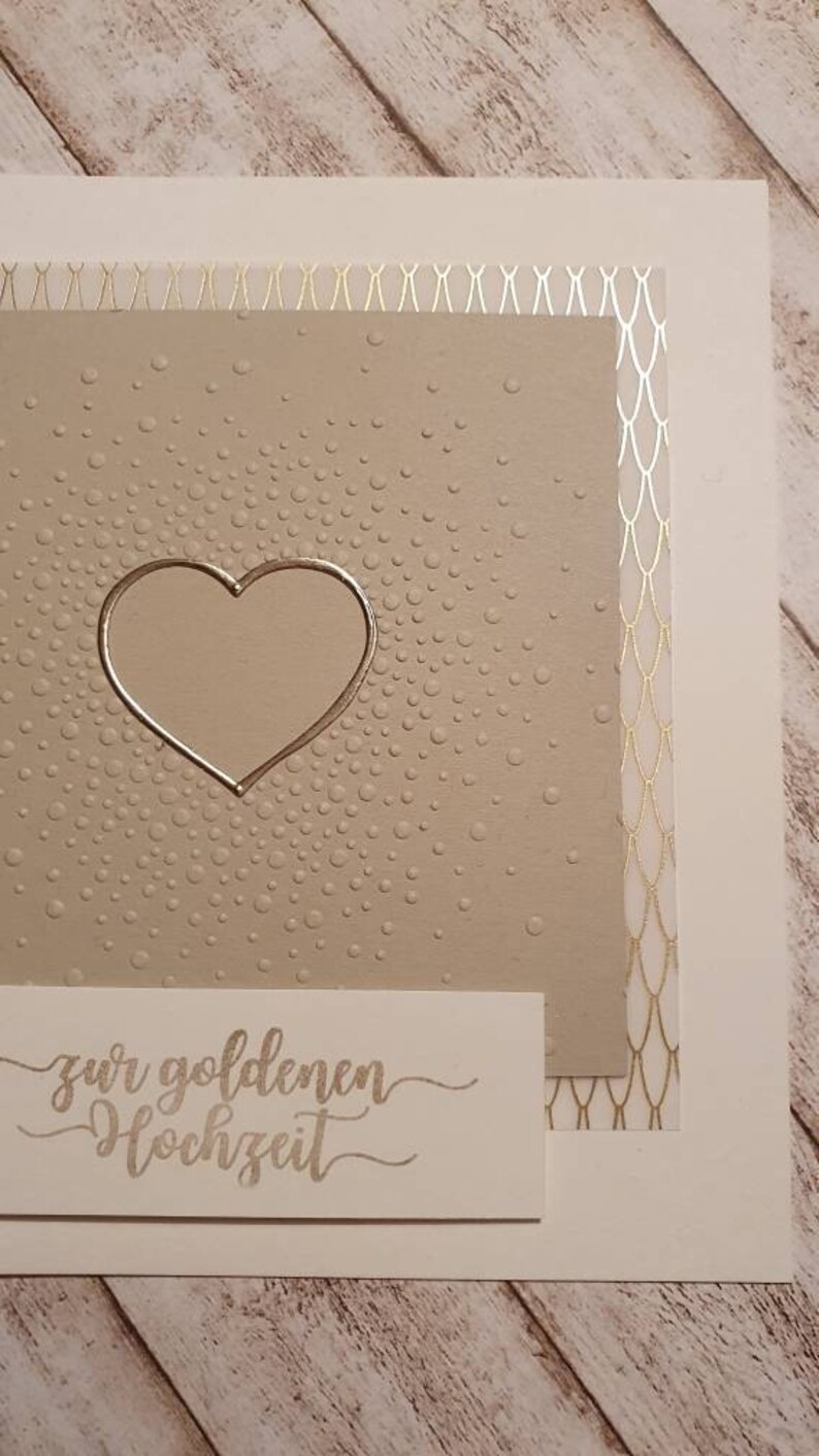 Karte Goldene Hochzeit Glückwunschkarte Goldene Hochzeit Etsy