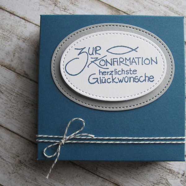 Geldgeschenk Konfirmation Junge, Konfirmationsgeschenk