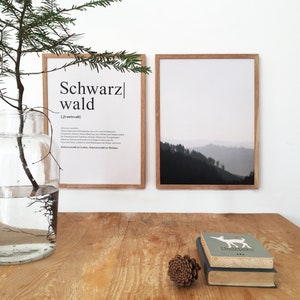 Schwarzwald Poster "TLandscape" DIN A3