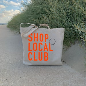 SHOP LOCAL CLUB Shopper Neonorange Bild 8