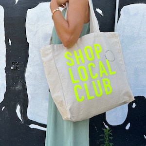 SHOP LOCAL CLUB Shopper  Neongelb