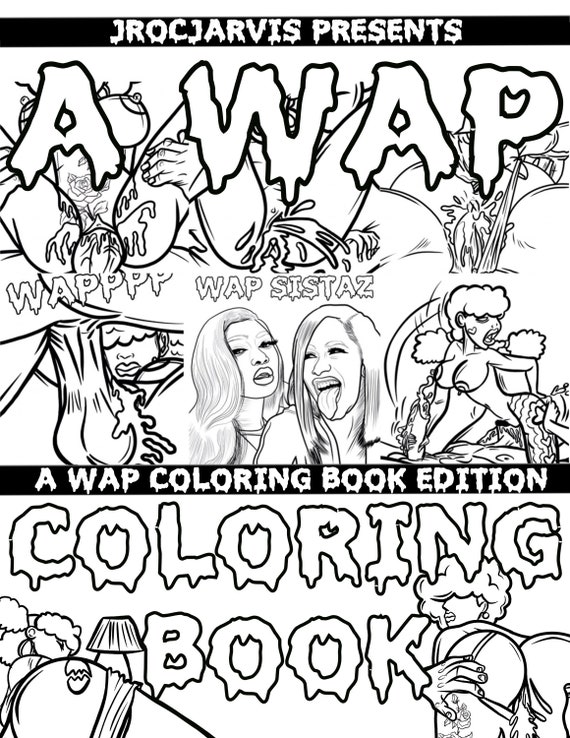 Download A Wap Edition Coloring Book Etsy