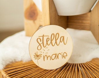Name Sign, Baby Announcement, Newborn Name Sign, Personalized Engraved Baby Sign, Birth Announcement, Newborn Announcement Sign, Baby Gift