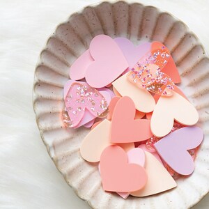 Extra Mini Heart Tokens for Reward Jar Extra Hearts for Reward Jars with Valentine's Theme Be Kind Kids Reward Jar Hearts Reward Jar