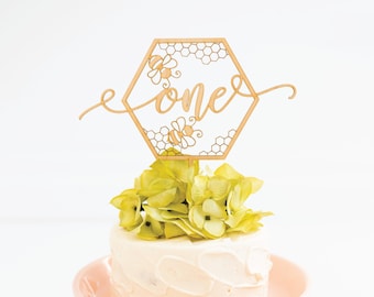 Bee Custom Cake Topper Bumble Bee Birthday Cake Topper Bee Party First Birthday Bee Kids Birthday Party Bee Day Cake Topper Bee Cake Topper