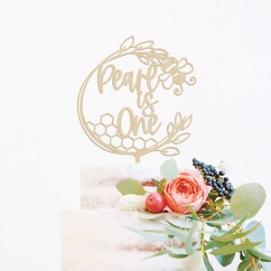 First Birthday Bee Cake Topper Bee Custom Cake Topper Bumble Bee Birthday Cake Topper Bee Cake Topper Happy Bee Day Cake Topper