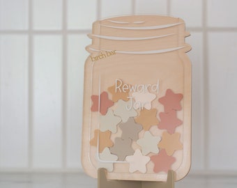 Pot récompense Star Jar - POT UNIQUEMENT - Pot récompense pour enfants - Design original par Birch Bar - Pot récompense pour classe Pot récompense pour enfants