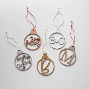 Custom Ornaments Christmas Tree Ornaments Wood Ornaments Christmas Tree Tags Stocking Stuffers Christmas Decor Holiday Gifts Gift Tags