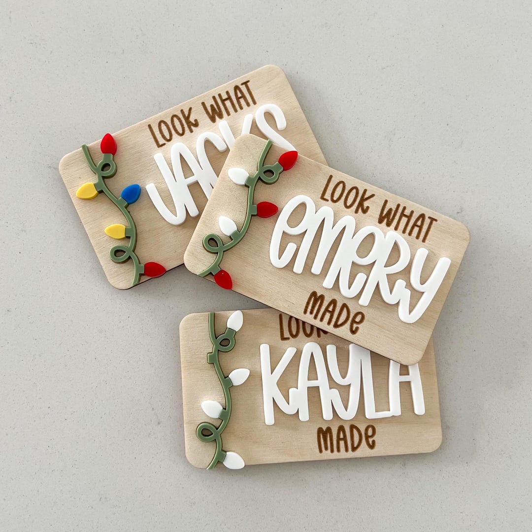 Christmas Children's Art Display Look What I Made Kid's