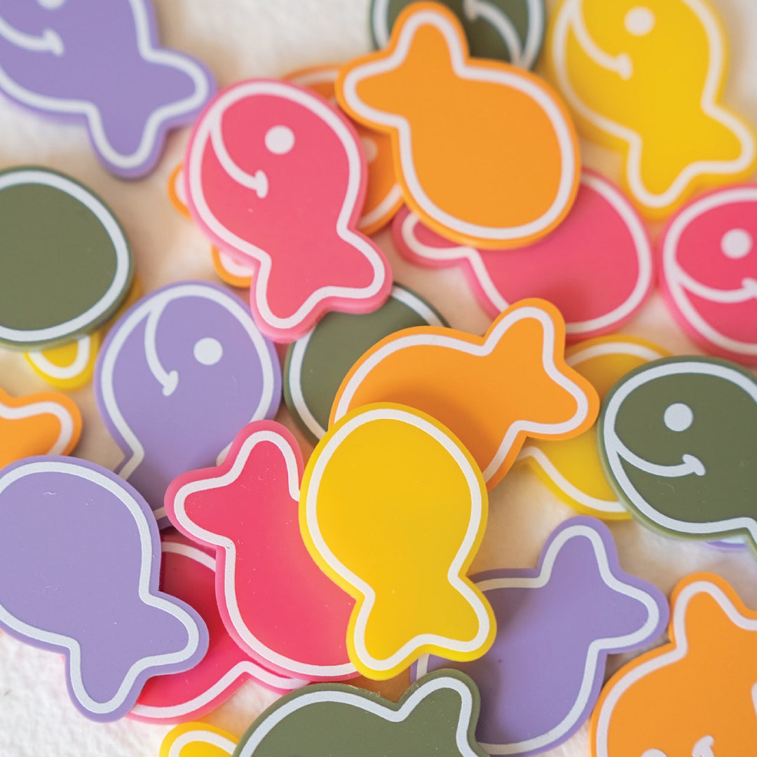 Extra Colored Goldfish Tokens for Reward Jars Reward Jar Goldfish ...