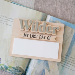First Day of School Sign Back To School Sign First and Last Day School Sign Back To School Photo Prop Custom First Day Of School Board