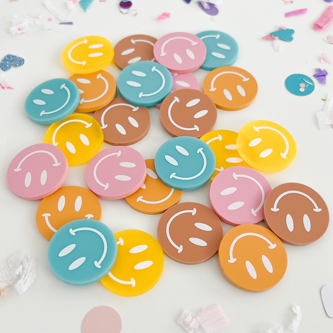 Extra Smiley Tokens for Reward Jar, Rewards System, Kids Reward Jar