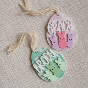 イースターバスケットタグ バニータグ バスケットタグ ピープス イースタータグ イースターデコレーション イースターギフト キッズイースター イースターバスケットタグ イースターバニータグ ピープス