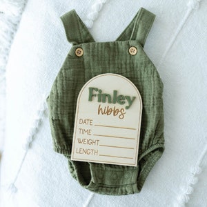 Geburtsankündigung aus Holz, Bogen-Baby-Ankündigungsschild, Krankenhaus-Neugeborenenfotos, Babypartygeschenk, Neugeborenenankündigung, Bogen-Babyschild