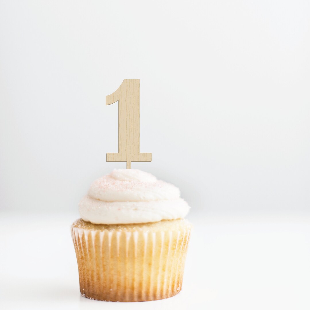One Cupcake Toppers 1st Birthday Cupcake Toppers 1st Birthday Girl 1 ...