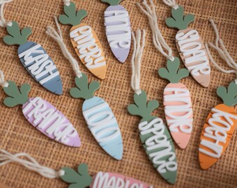 Easter Basket Tag Personalized Easter Basket Name Tag Custom Easter Tag Carrot Easter Tag Custom Carrot Tag Personalized Name Tag Carrot