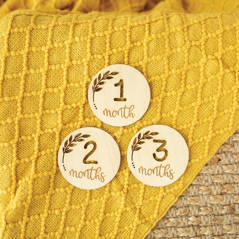 Baby Milestones Baby Milestone Cards Baby Milestone Wooden Etsy